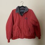 Lands' End Lands’ End Vintage Squall Brick Red and Fleece Jacket Photo 0