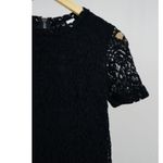 Divided H&M Lace Sheath Black Dress Size 4 Photo 3
