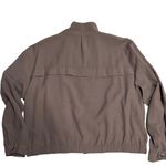 Nine West Grey Utility Bomber Jacket Large Photo 6