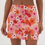 Urban Outfitters  Floral A-Line Skirt - Orange and Pink Photo 0