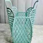 Sun Jellies Rubber Seafoam Green Original Jelly Basket Bag 12"H x 13"W Photo 3