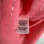 Cato  Womens Metallic Embellished Tunic Top Size XL Coral V-Neck Lightweight Boho Photo 7