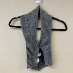 Knorts Rib Knit Cropped Halter Vest Women's Size 2 Blue Photo 4