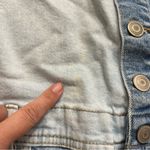 Celebrity Pink  Two-Tone Denim Overall Shorts Juniors L (11–13) Photo 2