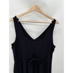 AnyBody Jumpsuit Women LARGE Black V Photo 5
