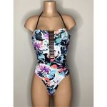 Anthropologie New. WET watercolor floral reversible swimsuit. X-Small. Retails $208 Photo 2