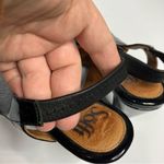 Sofft black patent leather‎ sling back pumps peep toe shoes size 8.5 Photo 4