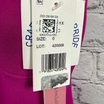 AQUA Formal Scuba Crepe Sheath Dress Fitted Above Knee Lined Bright Pink 0 NWT Photo 6