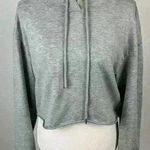SheIn  Light Grey Cropped Hoodie Size M Photo 0
