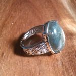 Madagascar Fire Labradorite Stainless Steel Ring (Size 8) Photo 6