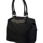 Rebecca Minkoff nylon and gold studded leather tote Photo 0