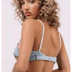 Free People We Are HAH After Hours Bra B 30 32 34 36 38 Floral French Blue Lace Photo 1