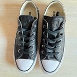 Converse Black Leather Studded Shoes Photo 4