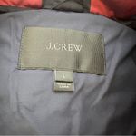 J.Crew Women’s Red & Black Plaid Sleeveless Puffer Vest Jacket Size L Photo 3