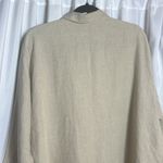 Bryn Walker  Brown Size Large All Linen USA Made Button Shirt Womens Woven Photo 9