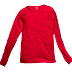 Athleta Top Shirt Adult Red Foresthill Ascent Seamless Nylon Stretch Womens XS Photo 0