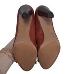 Nine West New Captiva Rust Leather High with gold accents size 8 Photo 3