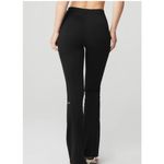 Alo Yoga Black Airtech Zip It Flare Leggings Size XXS Photo 3