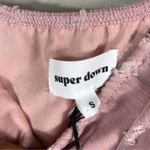 superdown  NWT Aviana Coquette Fairycore Off Shoulder Romper in Mauve Photo 6