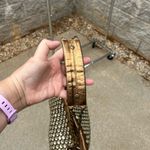 Betsey Johnson Vtg Handbag Y2K Glitter Copper Rhinestone Barrel Shoulder Bag Photo 7