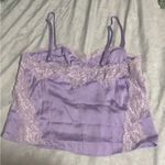 Free People Lavender Lace Trim Cami Top Photo 2