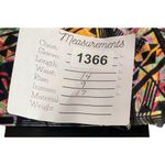 Reebok  Colorful Y2K Style Novelty Capri Legging Pants Mesh Tribal M #2739 Photo 6