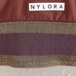 NYLORA Metallic Banded Y Back Sports Bra Medium Photo 2