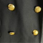 Ralph Lauren Vintage  Navy Double Breasted Wool Blazer Peak Lapel Gold‎ Buttons 6 Photo 4