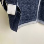 Kokun Cashmere Bamboo Sweater Womens Small Blue Burnout Pullover Knit Top Photo 7