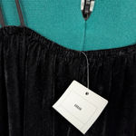 Urban Outfitters Kimchi Blue UO Black Velvet Strappy Dress Medium Photo 5