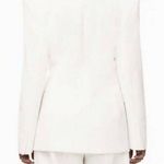 ZARA WOMAN SHOULDER PAD BLAZER TUXEDO COLLAR DINNER JACKET Small 7705/460 Photo 1