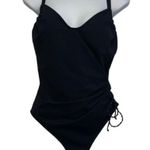 Maison Lejaby Drape Full Cup Ballerina Black Swimsuit Size 38/Large EUC #2478 Photo 0