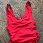 Xhilaration  Red One Piece Swimsuit Photo 1