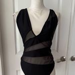 Ramy Brook - MILENA SHEER ONE PIECE SWIMSUIT - BLACK. MSRP $238. Size XXL Photo 3