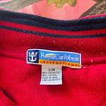 royal caribbean burgundy red half zip sweatshirt crewneck Photo 7