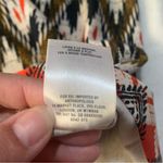 Maeve  women's medium pattern knee length skirt Anthropologie black red print Photo 6