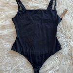 SKIMS Fits Everybody Square Neck Bodysuit Onyx Size Large Photo 0