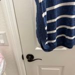 Vineyard Vines  Womens Sweater Size‎ S Navy Blue White Relaxed Cotton Photo 5