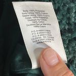 Wilfred Free Women's Green Cocoon Shawl Collar One Button Plush Jacket Sz Medium Photo 4