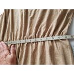 WAYF  Sand Midi Dress Crew Neck Sleeveless w/Shoulder Pads Elastic Waist Womens L Photo 7