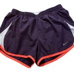 Nike  Womens Running Shorts Small Purple White Orange With Liner Active‎ Dri-Fit Photo 0