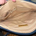 Preston & York  suede and fur purse with floral pattern Photo 3