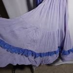 Gunne Sax VTG 70s Blue Lace Maxi Dress Long Sleeve Prairie Peasant Cottage XS * Photo 9