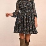 Molly Bracken  Floral Print Skater Dress Photo 0
