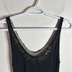 Rebecca Taylor  black Maxi Dress Scoop neck Sleeveless sequin Star detail size 6 Photo 3