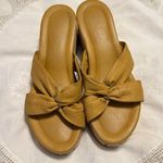 Vintage Island Slipper Wedge Sandals Shoes Made in Hawaii No Size but Approx 8 Photo 1