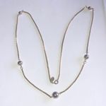 Avon Vintage Gold Tone Beaded Necklace Photo 1