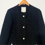 Kate Spade • sparkle tweed coat in black sz 4 Photo 7