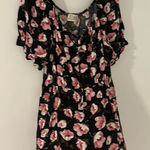 Black flower dress new with tags size 2X Photo 0
