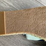 Kate Spade  Vibrant Blue and Yellow Stripes Slip-On Espadrille Sandals Photo 7